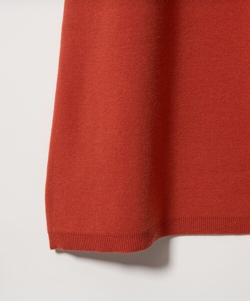 EMMEL REFINES（エメルリファインズ）の「＜EMMEL REFINES＞EM ギャザーパフスリーブ タートルニット ワンピース（ワンピース・レディース・オレンジ系その他/ダークグレー・FREE）」の18枚目の写真