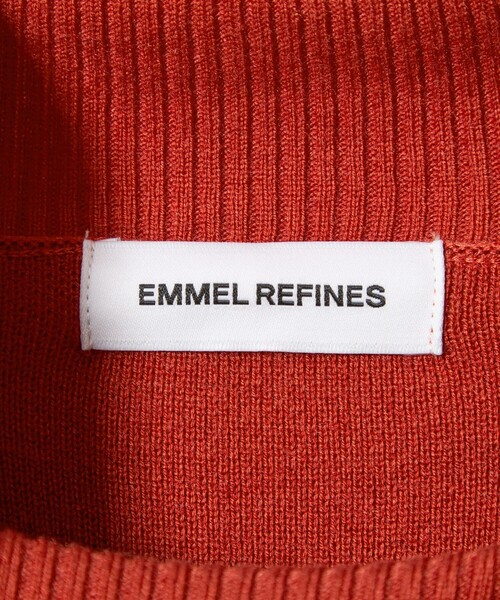 EMMEL REFINES（エメルリファインズ）の「＜EMMEL REFINES＞EM ギャザーパフスリーブ タートルニット ワンピース（ワンピース・レディース・オレンジ系その他/ダークグレー・FREE）」の20枚目の写真