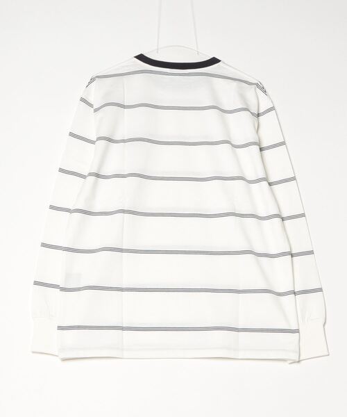 FTC（エフティーシー）の「STRIPE L/S TOP（Tシャツ/カットソー・メンズ・ホワイト/ブラック/オリーブ・MEDIUM/LARGE/X-LARGE/SMALL）」の10枚目の写真