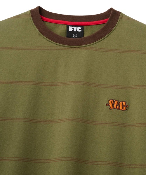 FTC（エフティーシー）の「STRIPE L/S TOP（Tシャツ/カットソー・メンズ・ホワイト/ブラック/オリーブ・MEDIUM/LARGE/X-LARGE/SMALL）」の8枚目の写真