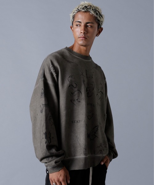 セール】DankeSchon/ダンケシェーン/BURN CREWNECK（スウェット