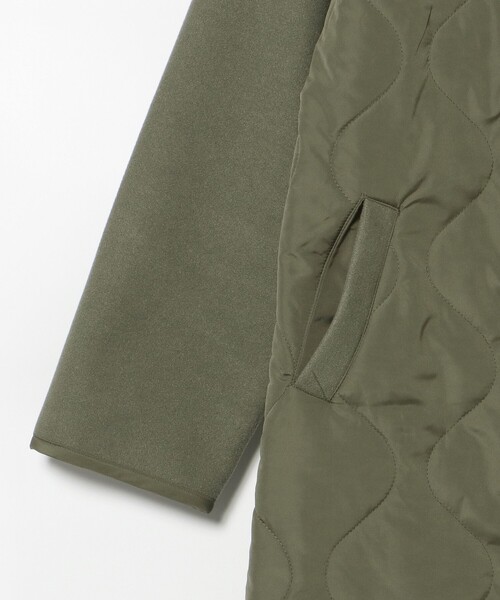 BEAMS HEART(ビームスハート)の「MA-1×キルトコート(その他アウター・レディース・オリーブ/ブラック・FREE)」の15枚目の写真