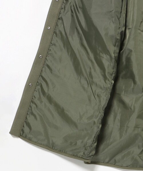 BEAMS HEART(ビームスハート)の「MA-1×キルトコート(その他アウター・レディース・オリーブ/ブラック・FREE)」の17枚目の写真