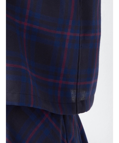 McGREGOR(マックレガー)の「TRチェックブラウス(シャツ/ブラウス・レディース・ネイビー/グリーン系その他・L/M)」の9枚目の写真