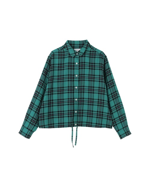 McGREGOR(マックレガー)の「TRチェックブラウス(シャツ/ブラウス・レディース・ネイビー/グリーン系その他・L/M)」の14枚目の写真