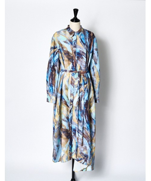 RUMCHE(ラムシェ)の「Wing Print Shirt Dress / ウィングプリントシャツドレス(シャツワンピース・レディース・ピンク/ブルー・FREE)」の16枚目の写真
