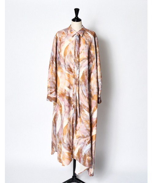 RUMCHE(ラムシェ)の「Wing Print Shirt Dress / ウィングプリントシャツドレス(シャツワンピース・レディース・ピンク/ブルー・FREE)」の10枚目の写真