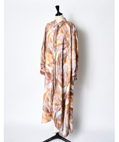 RUMCHE(ラムシェ)の「Wing Print Shirt Dress / ウィングプリントシャツドレス(シャツワンピース・レディース・ピンク/ブルー・FREE)」の11枚目の写真