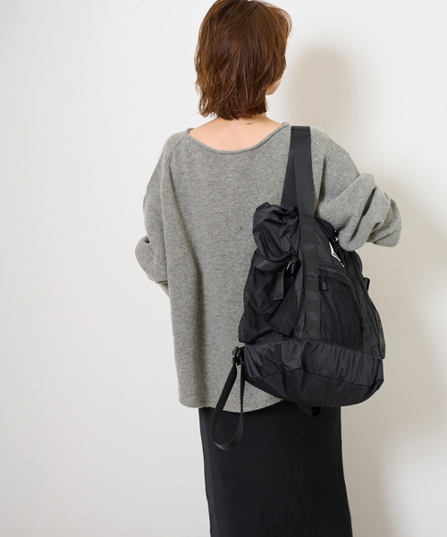 JOURNAL STANDARD relume（ジャーナルスタンダード　レリューム）の「ラムウールボートネックルーズプルオーバー（ニット/セーター・レディース・バーガンディー/ネイビー/アイボリー/グレー・FREE）」の14枚目の写真