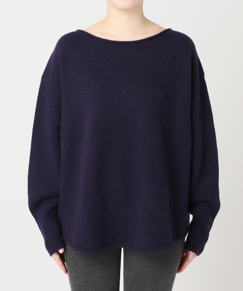 セール】ラムウールボートネックルーズプルオーバー（ニット/セーター