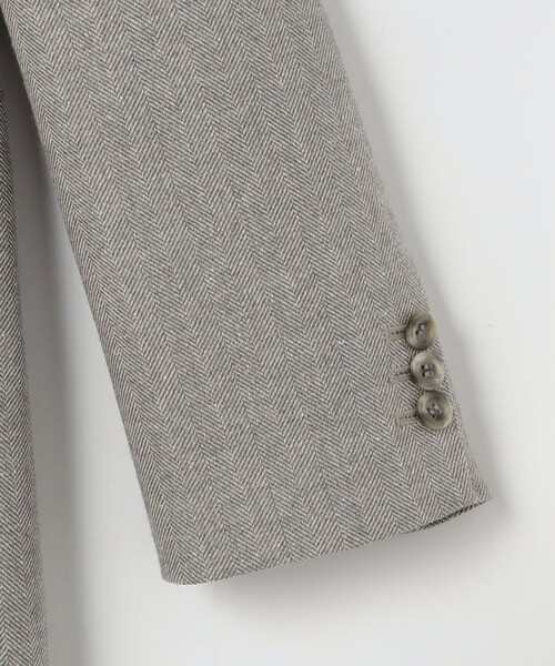 セール】シルクネップツイードオーバージャケット（テーラード