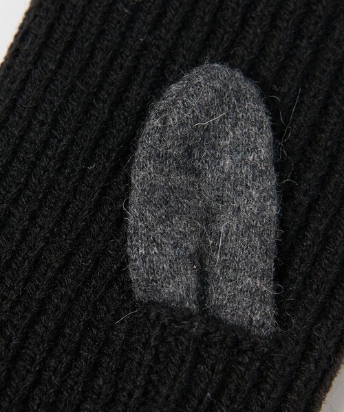 green label relaxing（グリーンレーベルリラクシング）の「アームウォーマー 3WAY グローブ / 手袋　タッチパネル対応（手袋・レディース・グレー/オフホワイト/ブラック/ライトグレー/モカ・FREE）」の13枚目の写真