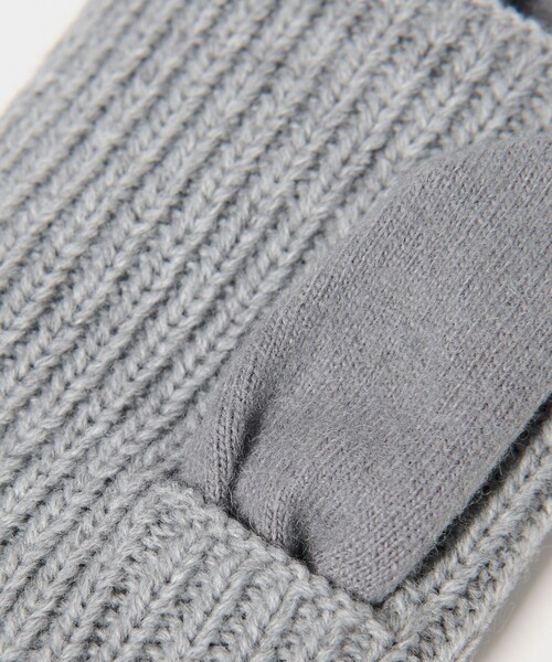green label relaxing（グリーンレーベルリラクシング）の「アームウォーマー 3WAY グローブ / 手袋　タッチパネル対応（手袋・レディース・グレー/オフホワイト/ブラック/ライトグレー/モカ・FREE）」の10枚目の写真