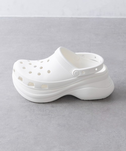 crocs(クロックス)の「【Crocs】classic bae clog クラシック ベイ クロッグ クロックス サンダル 厚底 ボリュームソール(サンダル・レディース・ブラック/ホワイト/ベージュ/パープル・22cm/23cm/24cm/25)」の7枚目の写真