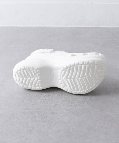 crocs(クロックス)の「【Crocs】classic bae clog クラシック ベイ クロッグ クロックス サンダル 厚底 ボリュームソール(サンダル・レディース・ブラック/ホワイト/ベージュ/パープル・22cm/23cm/24cm/25)」の5枚目の写真