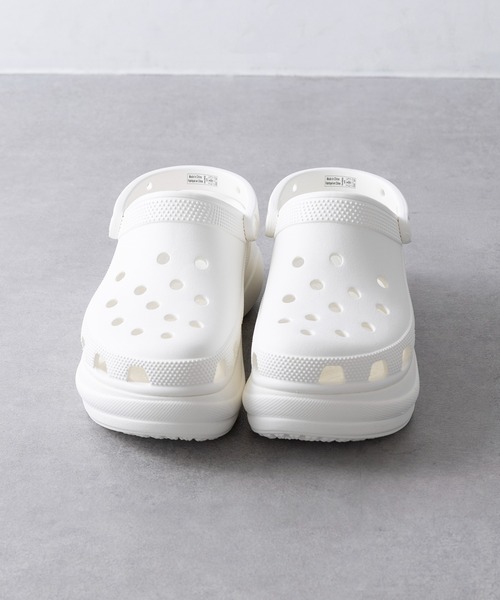 crocs(クロックス)の「【Crocs】classic bae clog クラシック ベイ クロッグ クロックス サンダル 厚底 ボリュームソール(サンダル・レディース・ブラック/ホワイト/ベージュ/パープル・22cm/23cm/24cm/25)」の9枚目の写真
