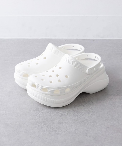 crocs(クロックス)の「【Crocs】classic bae clog クラシック ベイ クロッグ クロックス サンダル 厚底 ボリュームソール(サンダル・レディース・ブラック/ホワイト/ベージュ/パープル・22cm/23cm/24cm/25)」の19枚目の写真