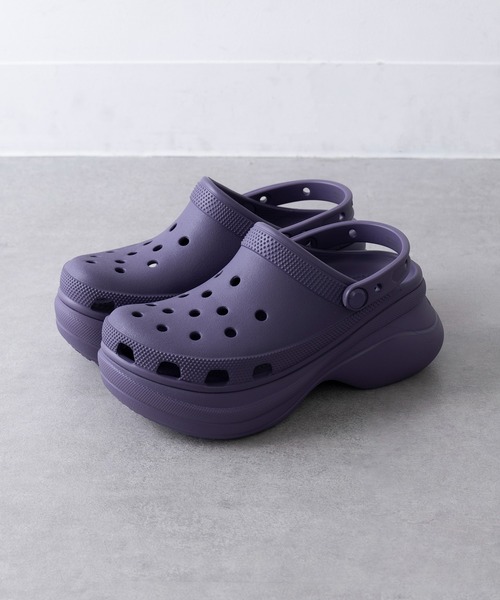 crocs(クロックス)の「【Crocs】classic bae clog クラシック ベイ クロッグ クロックス サンダル 厚底 ボリュームソール(サンダル・レディース・ブラック/ホワイト/ベージュ/パープル・22cm/23cm/24cm/25)」の10枚目の写真