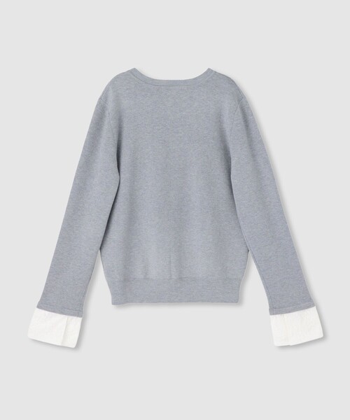 allureville（アルアバイル）の「レースカフスドッキングプルオーバー（ニット/セーター・レディース・グレー系その他/ブラック/レッド・2）」の16枚目の写真