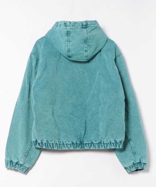 BEN DAVIS(ベンデイビス)の「BEN DAVIS/ベンデイビス WORKERS PARKA/オーバーサイズ ツイル ダック ヴィンテージ加工 ジップアップパーカー/ワークジャケット/中綿ジャケット/レディース メンズ(ブルゾン・メンズ・ターコイズブルー/ブラック/ブラウン/リアルツリーカモ・M/L/XL)」の5枚目の写真