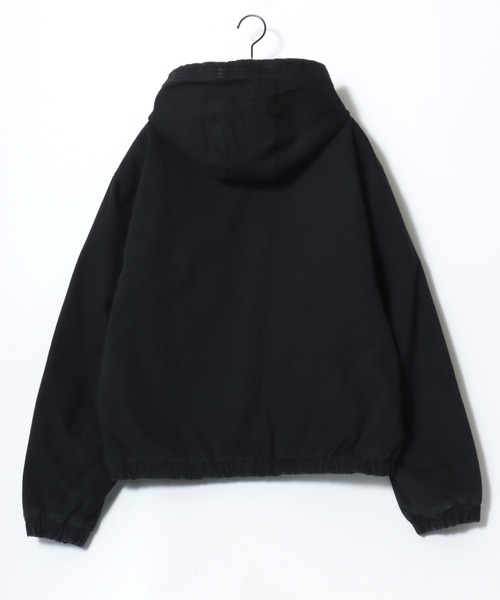 BEN DAVIS(ベンデイビス)の「BEN DAVIS/ベンデイビス WORKERS PARKA/オーバーサイズ ツイル ダック ヴィンテージ加工 ジップアップパーカー/ワークジャケット/中綿ジャケット/レディース メンズ(ブルゾン・メンズ・ターコイズブルー/ブラック/ブラウン/リアルツリーカモ・M/L/XL)」の15枚目の写真