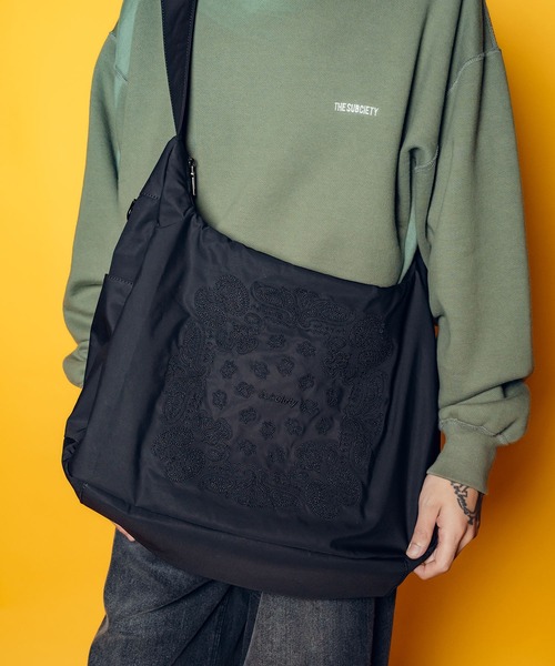 Subciety(サブサエティ)の「Ordinary days shoulder bag(ショルダーバッグ・メンズ・ブラック/ブラック系その他2/ブラック系その他3・FREE)」の1枚目の写真
