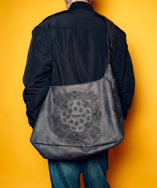 Subciety(サブサエティ)の「Ordinary days shoulder bag(ショルダーバッグ・メンズ・ブラック/ブラック系その他2/ブラック系その他3・FREE)」の21枚目の写真