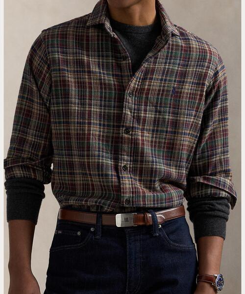 POLO RALPH LAUREN(ポロ ラルフ ローレン)の「クラシック フィット チェック ブラッシュド フランネル シャツ(シャツ/ブラウス・メンズ・マルチ・S/M/XXL/XS/XL/L)」の5枚目の写真
