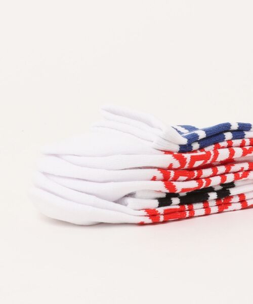 HANES(ヘインズ)の「【HANES/ヘインズ】ロークルーソックス 3足組(ソックス/靴下・メンズ・ブラック/ホワイト・MEDIUM)」の3枚目の写真