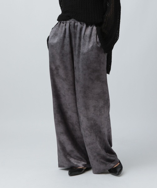 LEPSIM(レプシィム)の「むら柄イージーパンツ 579667(その他パンツ・レディース・キャメル/アイボリー/チャコールグレー・FREE)」の2枚目の写真