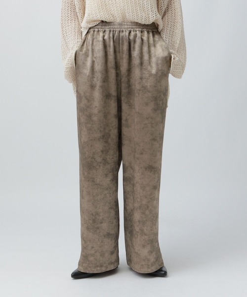 LEPSIM(レプシィム)の「むら柄イージーパンツ 579667(その他パンツ・レディース・キャメル/アイボリー/チャコールグレー・FREE)」の18枚目の写真