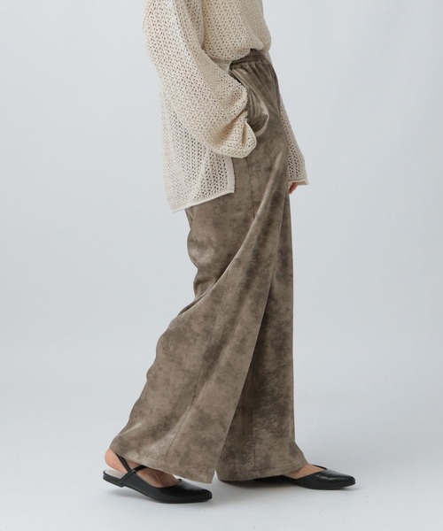 LEPSIM(レプシィム)の「むら柄イージーパンツ 579667(その他パンツ・レディース・キャメル/アイボリー/チャコールグレー・FREE)」の17枚目の写真