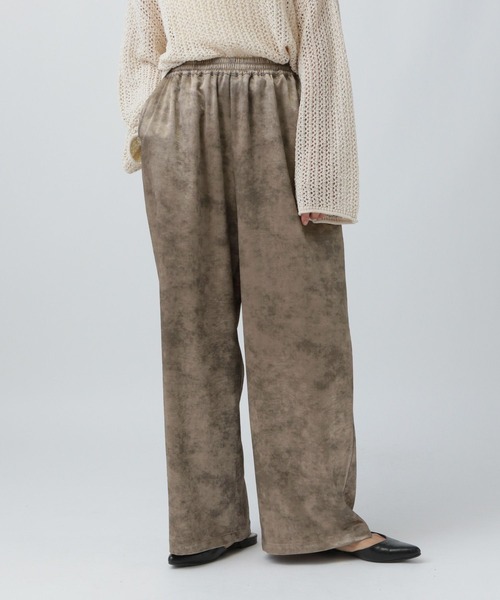 LEPSIM(レプシィム)の「むら柄イージーパンツ 579667(その他パンツ・レディース・キャメル/アイボリー/チャコールグレー・FREE)」の16枚目の写真