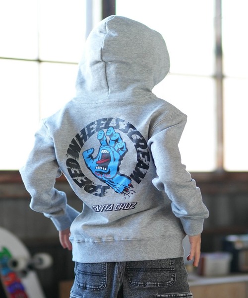 セール】SANTACRUZ/サンタクルーズ Scream Strip Paka キッズ パーカー