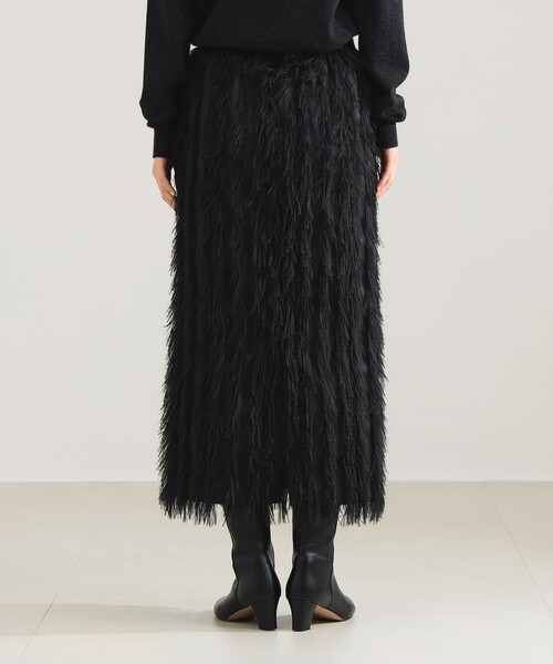 Demi-Luxe BEAMS（デミルクス ビームス）の「【1/1値下げ】フェザー ジャガード ドレス スカート .M（スカート・レディース・ブラック・38/36）」の8枚目の写真