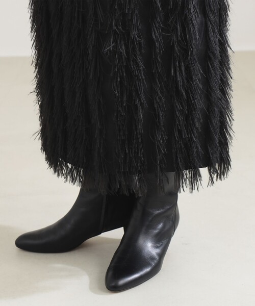 Demi-Luxe BEAMS（デミルクス ビームス）の「【1/1値下げ】フェザー ジャガード ドレス スカート .M（スカート・レディース・ブラック・38/36）」の11枚目の写真