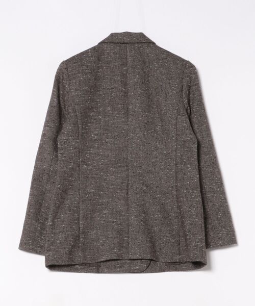 12Twelve Agenda（トゥエルブ　アジェンダ）の「ミックスツイードダブルジャケット（テーラードジャケット・レディース・ブラウン/ブラック・M）」の16枚目の写真