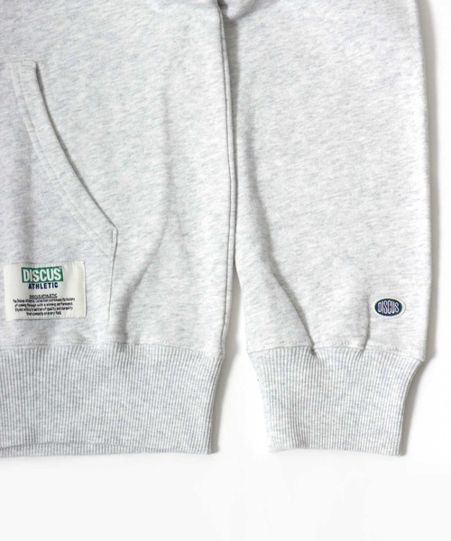 DISCUS ATHLETIC(ディスカス アスレチック)の「DISCUS ATHLETIC(ディスカスアスレチック)カレッジロゴアップリケ USAコットン ヘビーウェイトスウェットジップパーカー ユニセックス(パーカー・メンズ・ブラック/アッシュグレー/ブラウン・M/L/XL)」の5枚目の写真