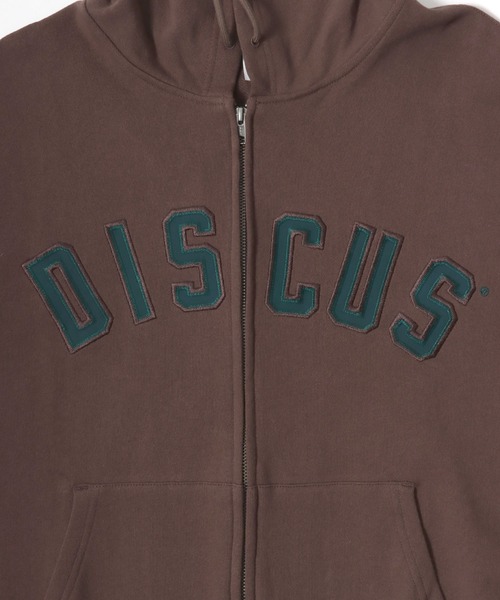DISCUS ATHLETIC(ディスカス アスレチック)の「DISCUS ATHLETIC(ディスカスアスレチック)カレッジロゴアップリケ USAコットン ヘビーウェイトスウェットジップパーカー ユニセックス(パーカー・メンズ・ブラック/アッシュグレー/ブラウン・M/L/XL)」の7枚目の写真
