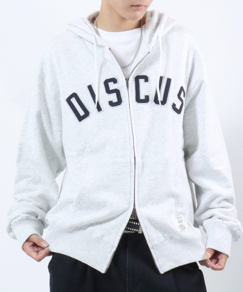 DISCUS ATHLETIC(ディスカス アスレチック)の「DISCUS ATHLETIC(ディスカスアスレチック)カレッジロゴアップリケ USAコットン ヘビーウェイトスウェットジップパーカー ユニセックス(パーカー・メンズ・ブラック/アッシュグレー/ブラウン・M/L/XL)」の22枚目の写真
