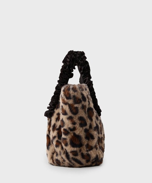 THE SHOP TK （ザ ショップ ティーケー ）の「フリルハンドルフェイクファーバッグ（トートバッグ・レディース・ブラウン系その他/キャメル/スミクロ・00）」の10枚目の写真