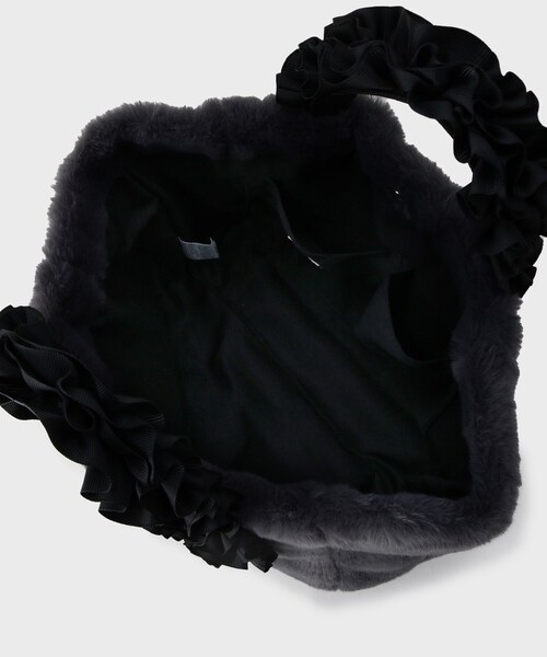 THE SHOP TK （ザ ショップ ティーケー ）の「フリルハンドルフェイクファーバッグ（トートバッグ・レディース・ブラウン系その他/キャメル/スミクロ・00）」の13枚目の写真