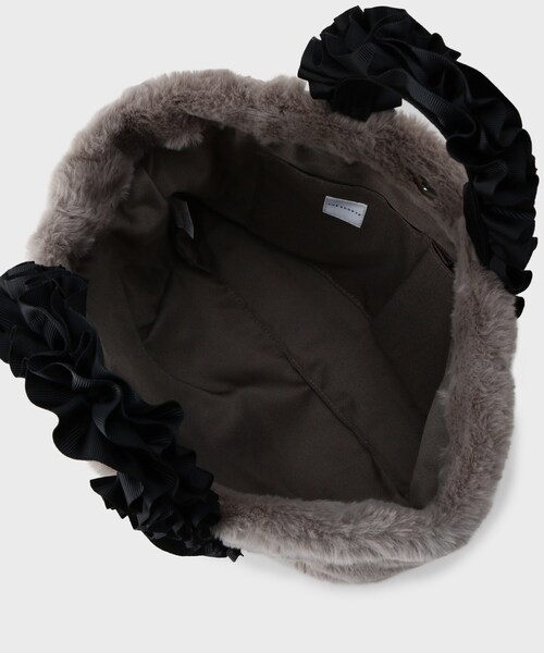 THE SHOP TK （ザ ショップ ティーケー ）の「フリルハンドルフェイクファーバッグ（トートバッグ・レディース・ブラウン系その他/キャメル/スミクロ・00）」の14枚目の写真