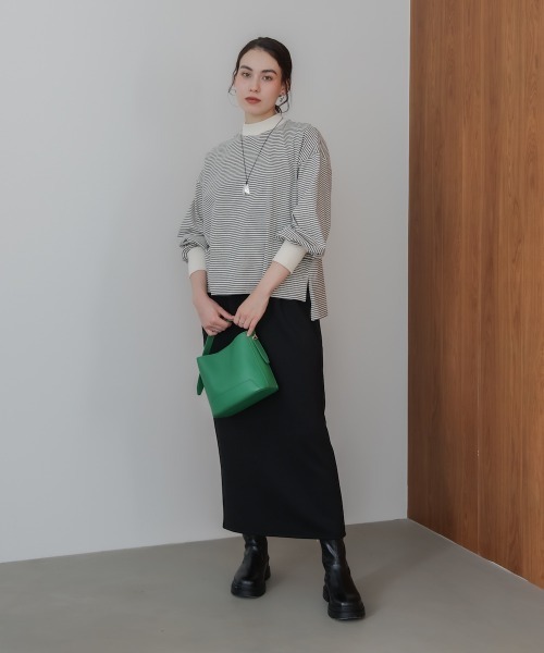 Bou Jeloud(ブージュルード)の「ボーダードルマンプルオーバー(スウェット・レディース・B/A・FREE)」の7枚目の写真