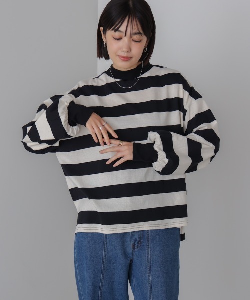 Bou Jeloud(ブージュルード)の「ボーダードルマンプルオーバー(スウェット・レディース・B/A・FREE)」の18枚目の写真
