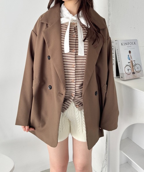 SOLLON.(ソルロン)の「ケーブルニットホットパンツ(その他パンツ・レディース・アイボリー/ブラック/グレー/チャコールグレー・FREE)」の5枚目の写真