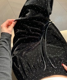 LAC-VERT | キラキラベロアパンツ(その他パンツ)