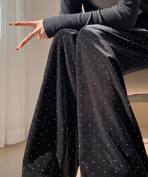 セール】キラキラベロアパンツ（その他パンツ）｜LAC-VERT（ラック