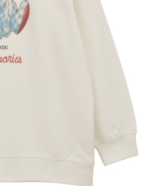 Candy Stripper（キャンディストリッパー）の「SWEET MEMORIES SWEAT ワンピース（スウェット・レディース・ブラック/レッド/ピンク/オフホワイト・FREE）」の12枚目の写真