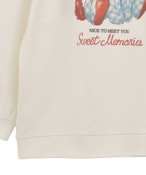 Candy Stripper（キャンディストリッパー）の「SWEET MEMORIES SWEAT ワンピース（スウェット・レディース・ブラック/レッド/ピンク/オフホワイト・FREE）」の13枚目の写真